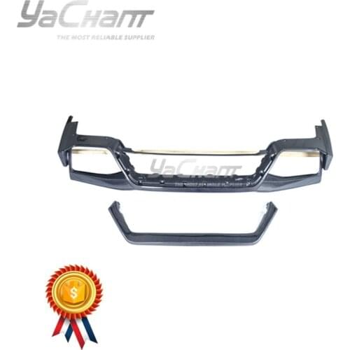 Car-Styling Carbon Fiber Rear Lip w/ Strip 2017-2020 R35 EBA OEM Style Rear Lip Diffuser with Valance Garnish Strip CF