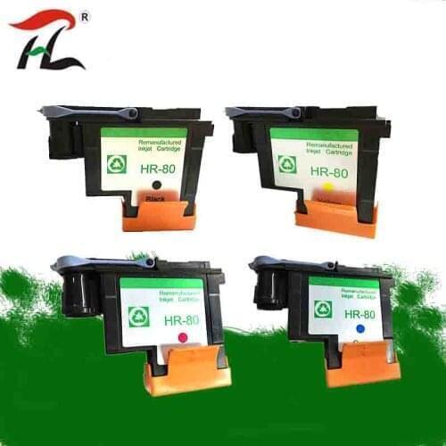 For HP 80 Printhead C4820A C4821A C4822A C4823A HP80 Print Head For HP Designjet 1050 1055 1055cm 1050c Plus Printer (BK C M Y)