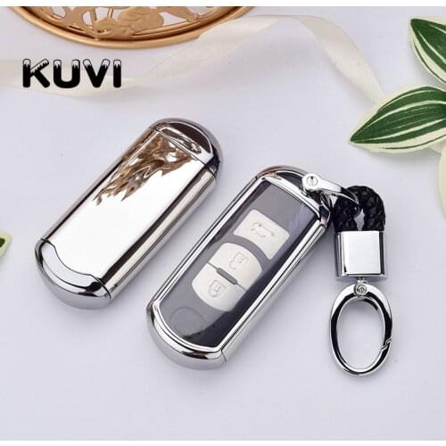 PC+Tpu Car Remote Key Case Cover For Mazda 2 3 6 Atenza Axela Demio CX-5 CX5 CX-3 CX7 CX-9 2015 2016 2017 2018 2019 Accessories
