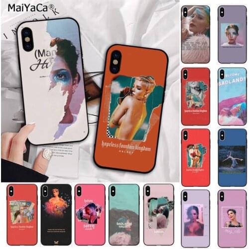 MaiYaCa Halsey Hopeless Fountain Kingdom Black TPU Soft Phone Cover for iPhone 11 pro XS MAX 8 7 6 6S Plus X 5S SE 2020 XR cover