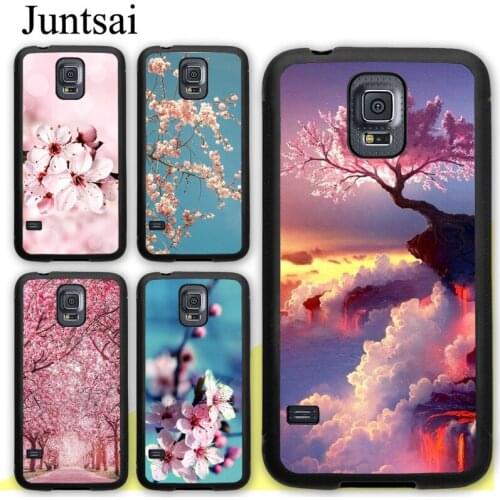 Japan Flower Cherry blossoms Case For Samsung Galaxy A51 A71 A31 A21S A20e A50 A70 M31 M21 S9 S10 S20 Plus Note 20 Ultra