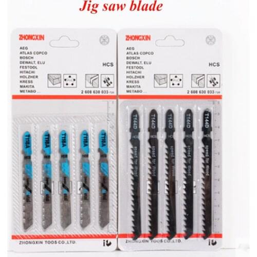 Anjieshun Woodworking Power Tools Saw Blade Jig Saw Blade Wood 5 Pcs Home DIY Woodworking Special Purpose