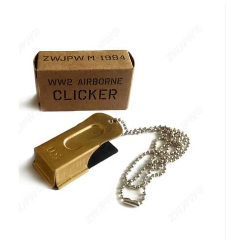 Copy WW2 US ARMY D-DAY AIRBORNE PARATROOPER SIGNALING CRICKET CLICKER CLACKER armyshop2008
