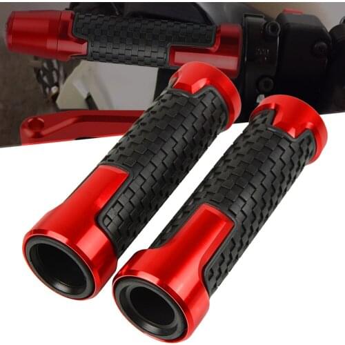Motorcycle CNC Aluminum Rubber Handlebar Grip handle Grips for Piaggio Vespa Scooter LT LX GT GTS GTV 300 250 125 200 Sprint 150