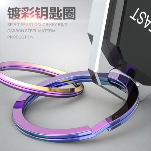 Motorcycle Stickers Color Key Chain Car-styling Motocross Key Ring Moto Decoration Creative Personalized Products Spirit Beast