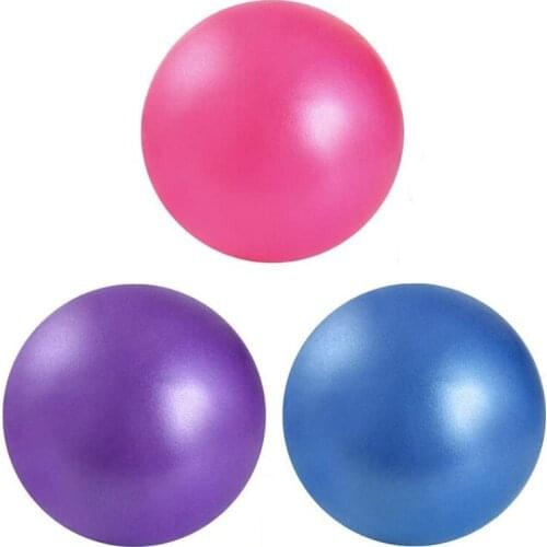 25cm Pilates Ball Mini Exercise Ball Resistant Balls with Inflatable Straw for Yoga Pilates Exercise Training Gym
