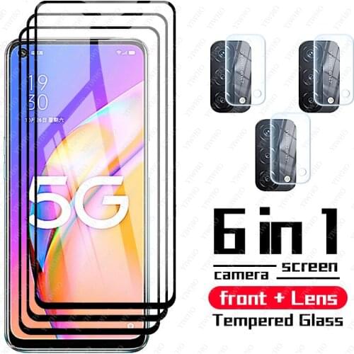 On for OPPO A93 5g Tempered Glass Screen Protector Explosion-proof Protective Glass A74 4G / 5G Film Camera Lens A72 5g A 93