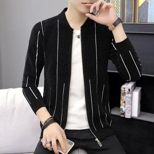 Fall new snow, knitting cardigan male male men cardigan sweater coat jacket collar wool coat
