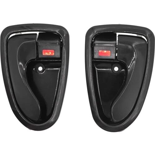 Car Front or Rear Black Inside Inner Door Handle Left Driver Side for Hyundai Accent 2001- 2007 82610-25000 82620-25000