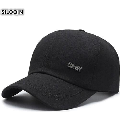 SILOQIN Multipurpose Casual Brands Sports Cap 2020 New Style Adult Mens Cotton Baseball Cap Male Bone Snapback Hat Tongue Caps