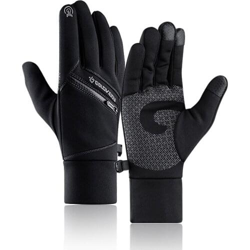 Warm Riding Gloves for Men and Women In Autumn and Winter Outdoor Sports Waterproof Non-slip Portable Storage Bag Gloves