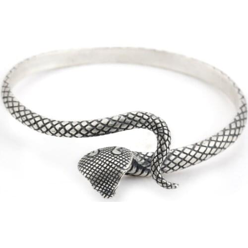 925 Sterling Silver Bangles Snake Shape Twisted love Affinity meets European Style For Women Jewelry