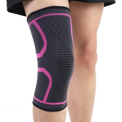 1PCS Knitted nylon non-slip thin breathable basketball running cycling fitness protection warm knee protection cover