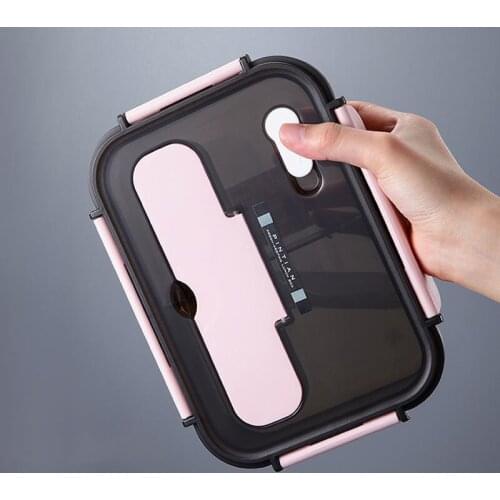 1100/1500ml Healthy Material Lunch Box 3 Layer Wheat Straw Bento Boxes Microwave Dinnerware Food Storage Container Lunchbox2