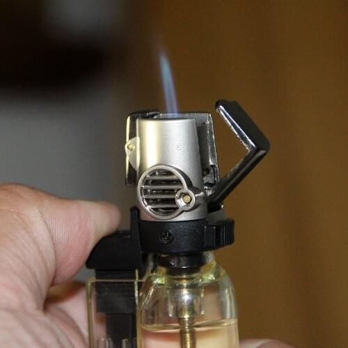 Block Type Circular Machine Straight Into The Lighter Factory Welding Porcelain Durable Small Spray Gun Welding Torch Men Gifts