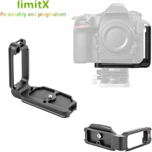 Quick Release L Plate Bracket Holder Hand Grip for Nikon D850 DSLR Digital Camera for Arca Swiss Tripod Head