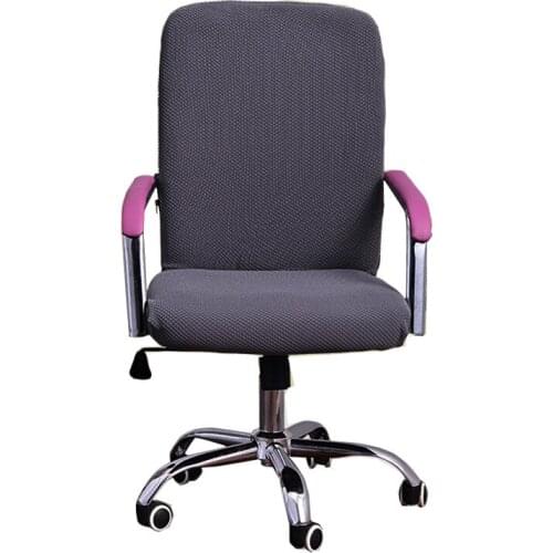 Elastic Computer Office Chair Cover Polyester Armchair Seat Cover Stretch Rotating Lift Chair Cover Jacquard capa de cadeira