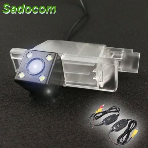 For Peugeot 2008 2015 Car CCD 4 LED Night Vision Backup Rear View Camera Parking Reverse Assistance Waterproof