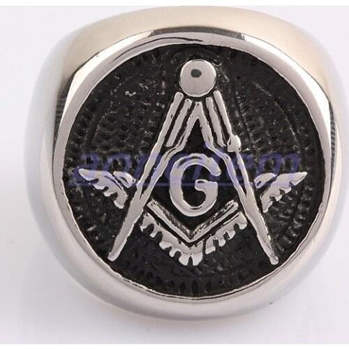 Punk Silver Color Polished Stainless SteeL Ring Personality Rock Hip Hop Ring For Men Women Jewelry Fashion