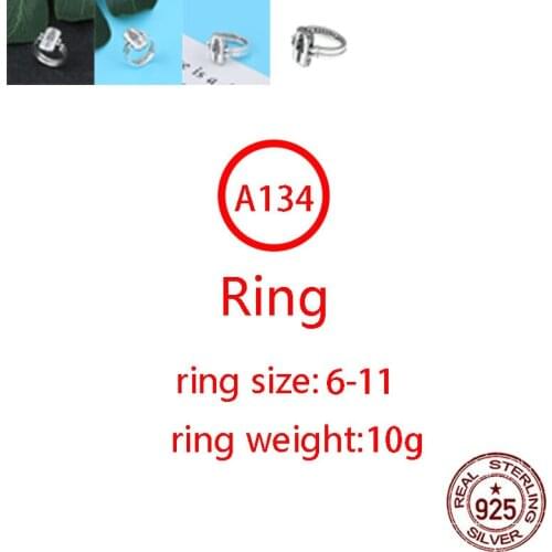 A134 s925 sterling silver ring personality hipster retro cross holy sword handmade punk hollow jewelry 2021 new love