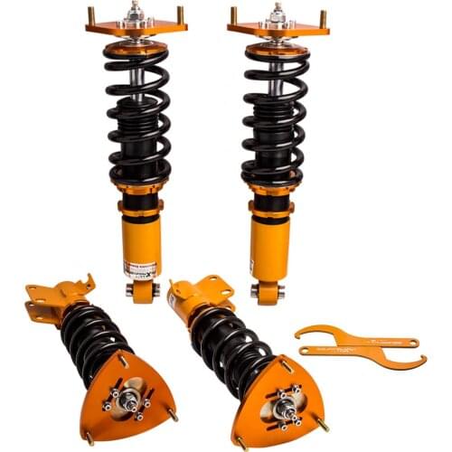 4x Coils Coilover Suspension Kits For Subaru Impreza 2008-2013 Sedan Wagon 2.5L 24Ways Adjustable Damper