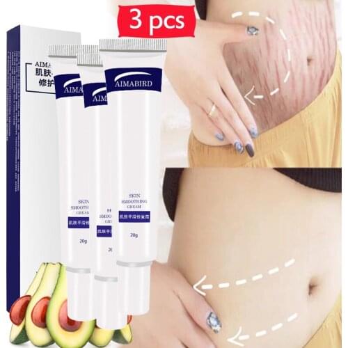3PCS Shea Butter Maternity Cream Remove Pregnancy Scar Acne Creams Stretch Marks Remover Grossesse Anti Winkles Firming Body