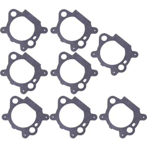 LETAOSK 8pcs Carburetor Air Filter Cleaner Mount Gasket 124700 124800 126700 272653 Fit For Briggs Stratton
