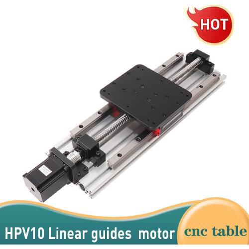 HPV10 linear module ball screw SFU1605 effective stroke length 300 400 500mm module slide For 3D Printer Monitor Equipment