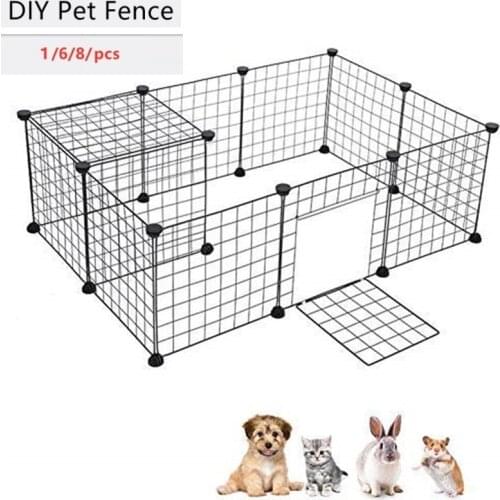 Fast Delivery Fence For Dogs Aviary For Pets For Cats Door Playpen Cage Products Gate Supplies For Rabbit