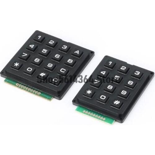 3x4/4x4 Matrix 12 Keypad Keyboard Module 12 Button for MCU Arduino