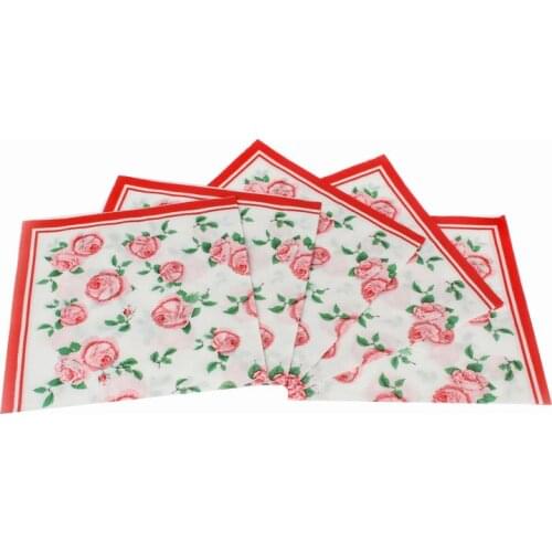 20pcs/lot Color Printing Disposable Napkins Birthday Western Restaurant Cafe Hotel Party Supplies Creative Printing Paper Napkin