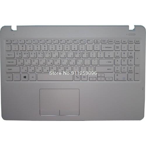 Laptop PalmRest&keyboard For Samsung NP500R5N 500R5N Korea KR BA98-01299B With Speaker Touchpad White New