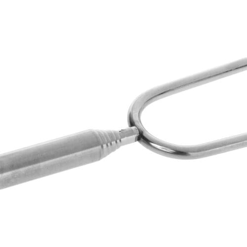 Telescoping BBQ Fork Roasting Sticks Marshmallow Hot Dog Smore Skewers Stainless Steel