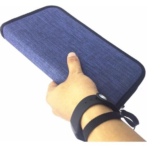 Cloth Flip Protective Carrying Case Wallet Shell Portable Wrist Bag for Nintend Switch NS Console Controller 12 Card Slot String