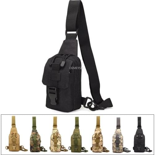Outdoor Shoulder Bag Men Women Hiking Camping Climbing Backpack Durable Military Tactical Sports Chest Bags Fishing Daypack