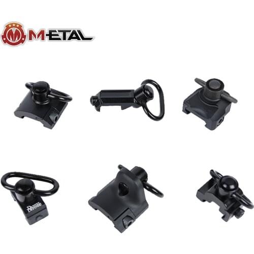 WADSN Tactical Airsoft CNC AR15 QD Sling Attachment Mount For Mlok Keymod 20mm Picatinny Rail QD Sling Mount Hunting Accessories