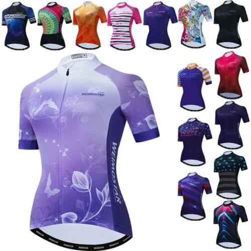 Weimostar Women Cycling Jersey Summer Mountain Bike Clothing Quick Dry Bicycle Shirt Racing Sport Cycling Clothing Ropa Ciclismo