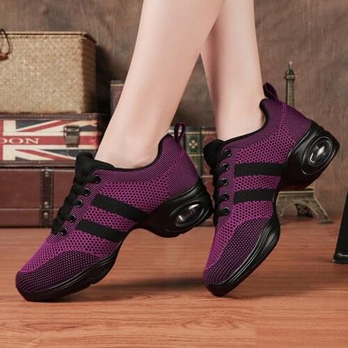 Summer Square Dancing Shoes Breathable Jazz Sailor Dancing Shoes Soft-soled Mesh Dancing Shoes