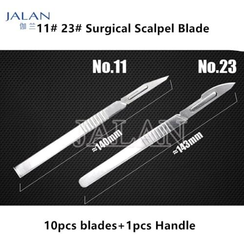 10pcs/bag 11# 15# 23# Surgical Blades Mobile Phone Repair Surgery Scalpe Knife Opening Tools With Handle PCB Board Disassembler