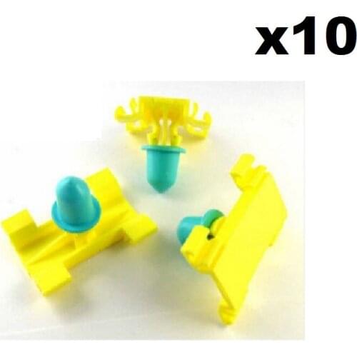 10x For Vauxhall Plastic Clips- Side Moulding Bumpstrip Door Trim Moulding Clip
