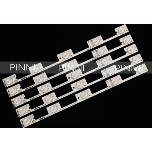 120 Pieces/lot LED backlight lamp strip for 39Inch TV KL39GT618 35017988 35017990 5 LEDs*6V 307mm