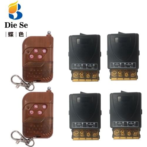 AC 75~220V 30A 1CH Remote Control Switch Wireless Receiver Relay Module for rf 433MHz Remote Garage Lighting Electric Door