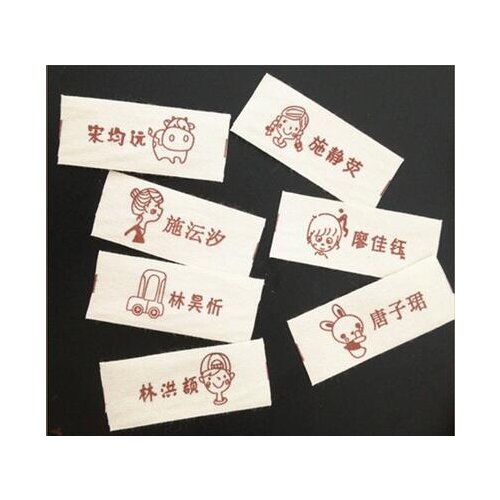 Garment accessories custom clothing labels,customized logo woven label,tags labels,brand name labels for clothing