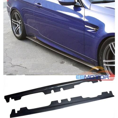 E Style Real carbon fiber Side Skirts 1pair FOR BMW E90 E92 E93 2Dr 4Dr 2008-2014 B293