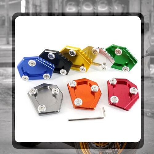 For HONDA CB500X CB500F NC700X CBR500R NC700S NC 700 Ingtegra Motorcycle Kickstand Foot Side Stand Extension Pad Support Plate