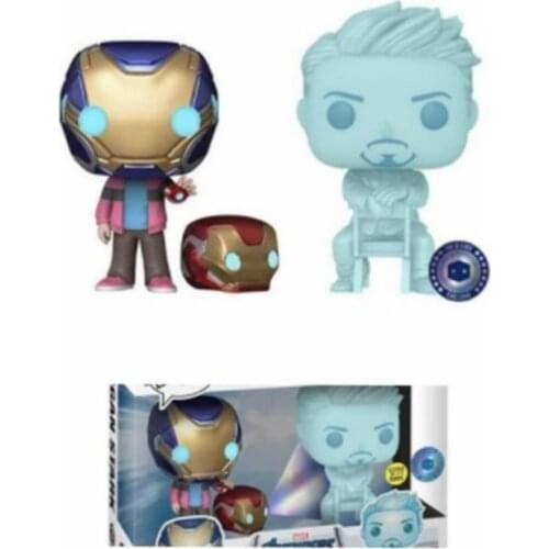 Morgan Stark& Tony Stark 2# Action Figure Collection10cm Limited Edition Model Toys for Children Birthday Gift