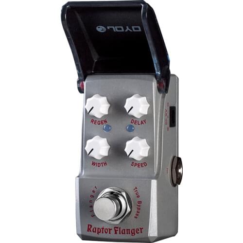 JOYO JF-327 Raptor Flanger Guitar Effect AMP Simulator Overdrive Pedal For Electric Guitar TS Speed Regen Width True Bypass