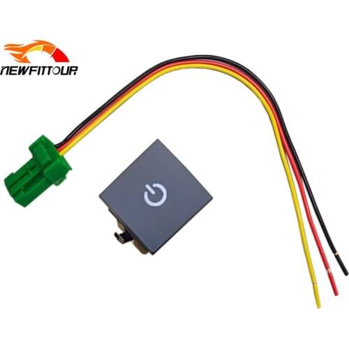 Car Power On Off Switch Push Button with Connection Wire For VW Golf 2010 2011 2012 Auto Accessories