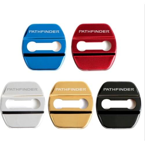 Door Lock Cover sticker case for Nissan Pathfinder R50 R51 R52 Accessories Car Styling