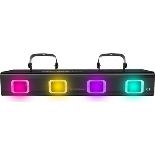 ETZ Pro Beam Ray Scanner 4 Lens Double Red Green Laser Lights Xmas DJ Disco Party 9 CH DMX Projector Show Stage Lighting 505RG